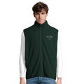Aston Martin fleece bodywarmer with full zip and minimalist artwork by Echoes of Motion