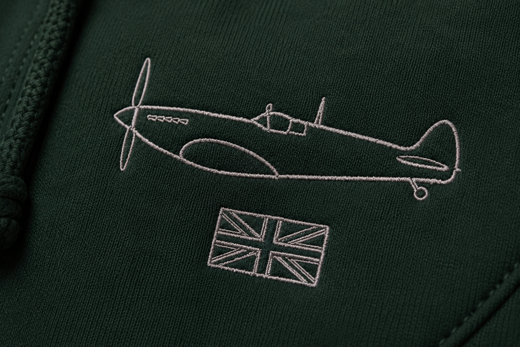 Echoes of Motion – Supermarine Spitfire Hoodie