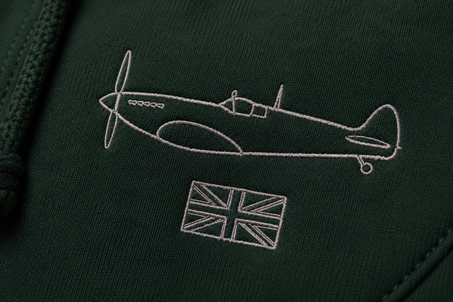 Echoes of Motion – Supermarine Spitfire Hoodie
